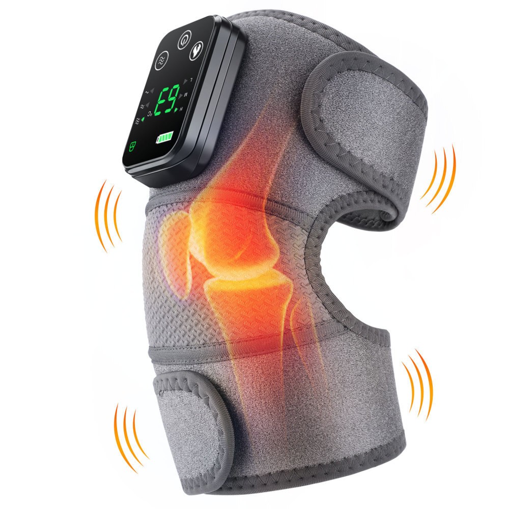 Electric Knee Massager Massage Pad with Heat Joint Pain Relief Blood Circulation