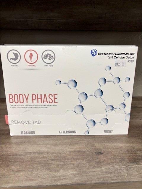 Systemic Formulas – BODY PHASE Detox Support (3 Daily Packets System)