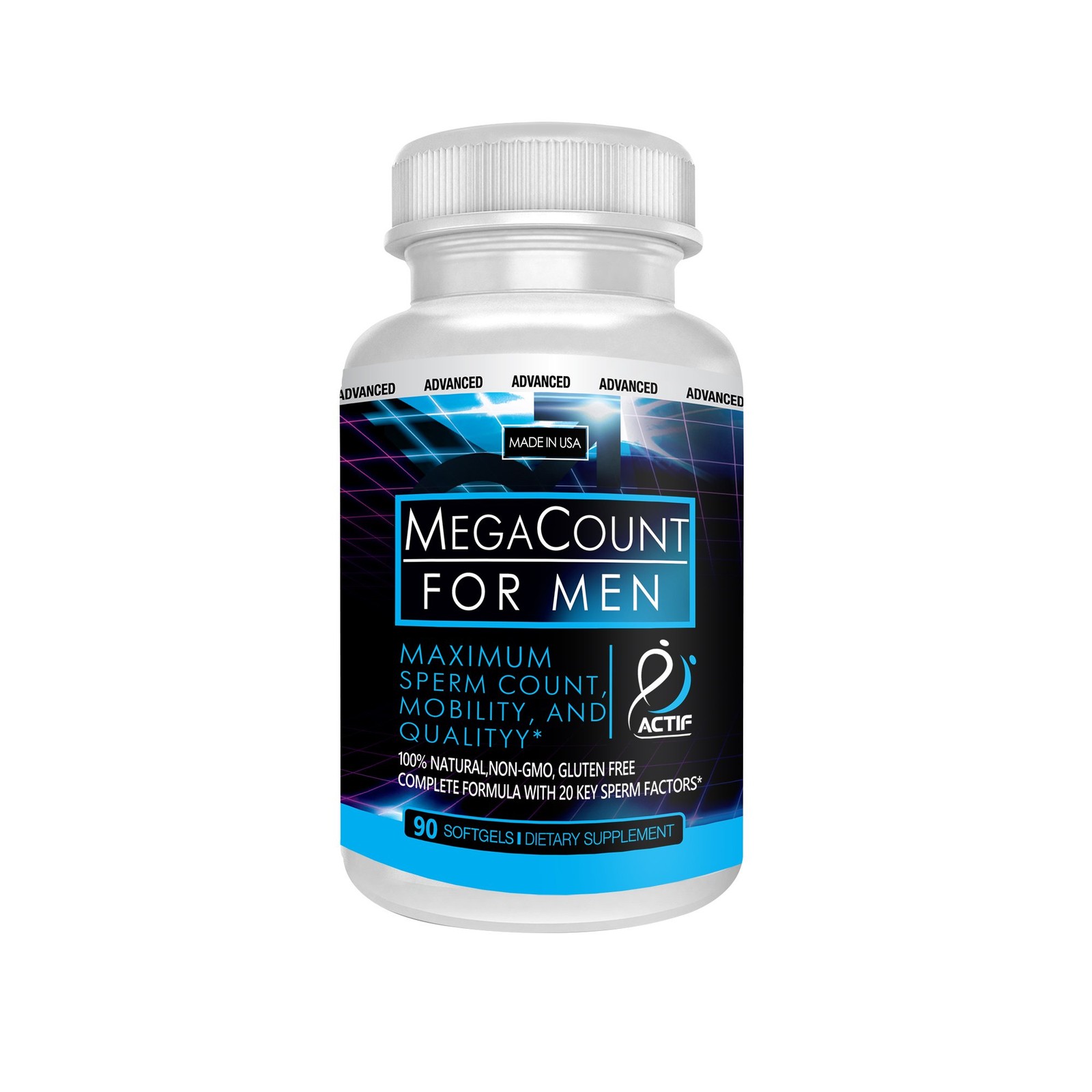 Megacount for Men – Maximum Fertility Support and Sperm Count Booster, Clinicall