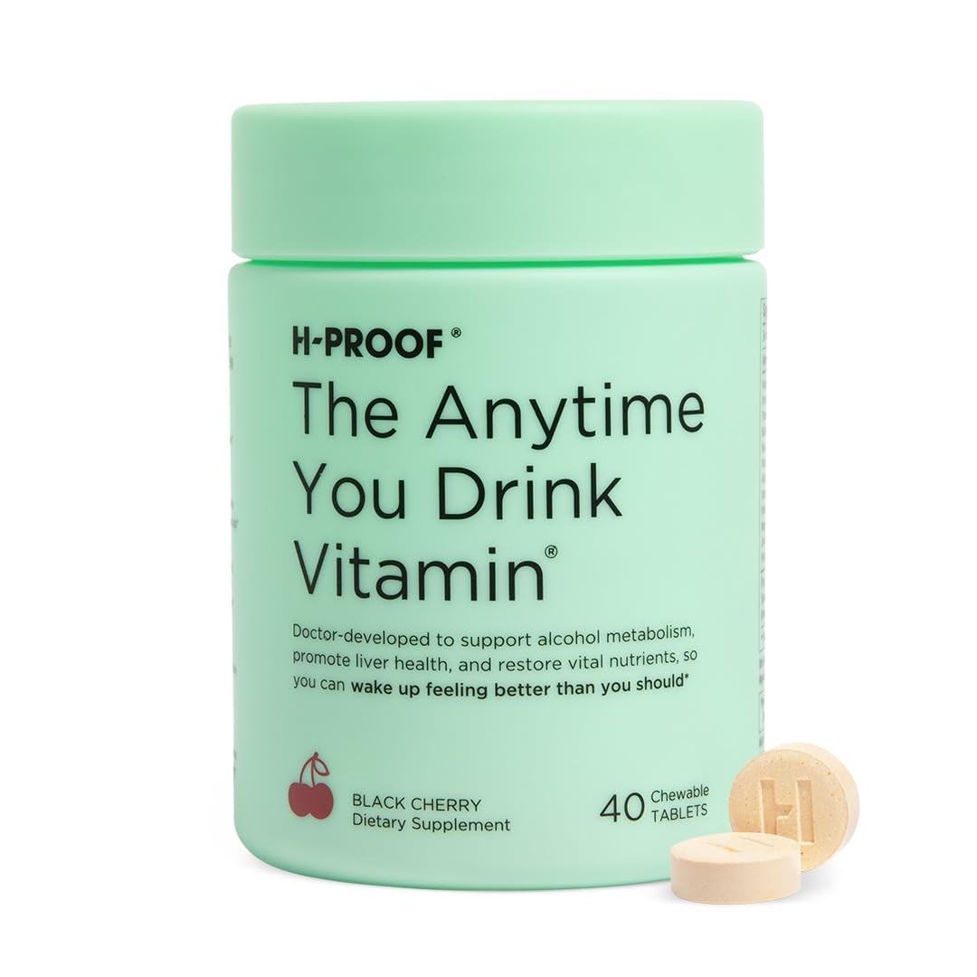 H-PROOF The Anytime You Drink Vitamin, Liver Health Immunity Support with El…
