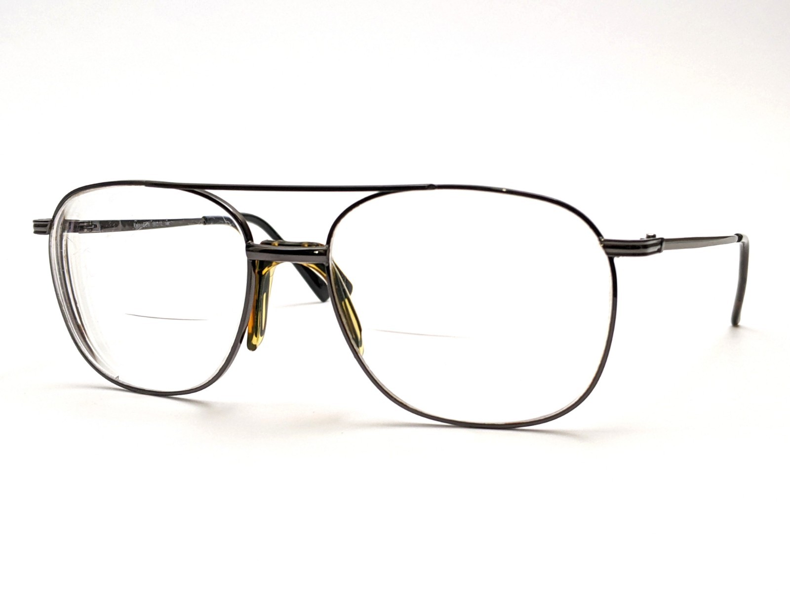 Unknown TR167 A.S. Kyle Gun Pilot Full Rim Eyeglasses Frames: Gunmetal 46-19-140