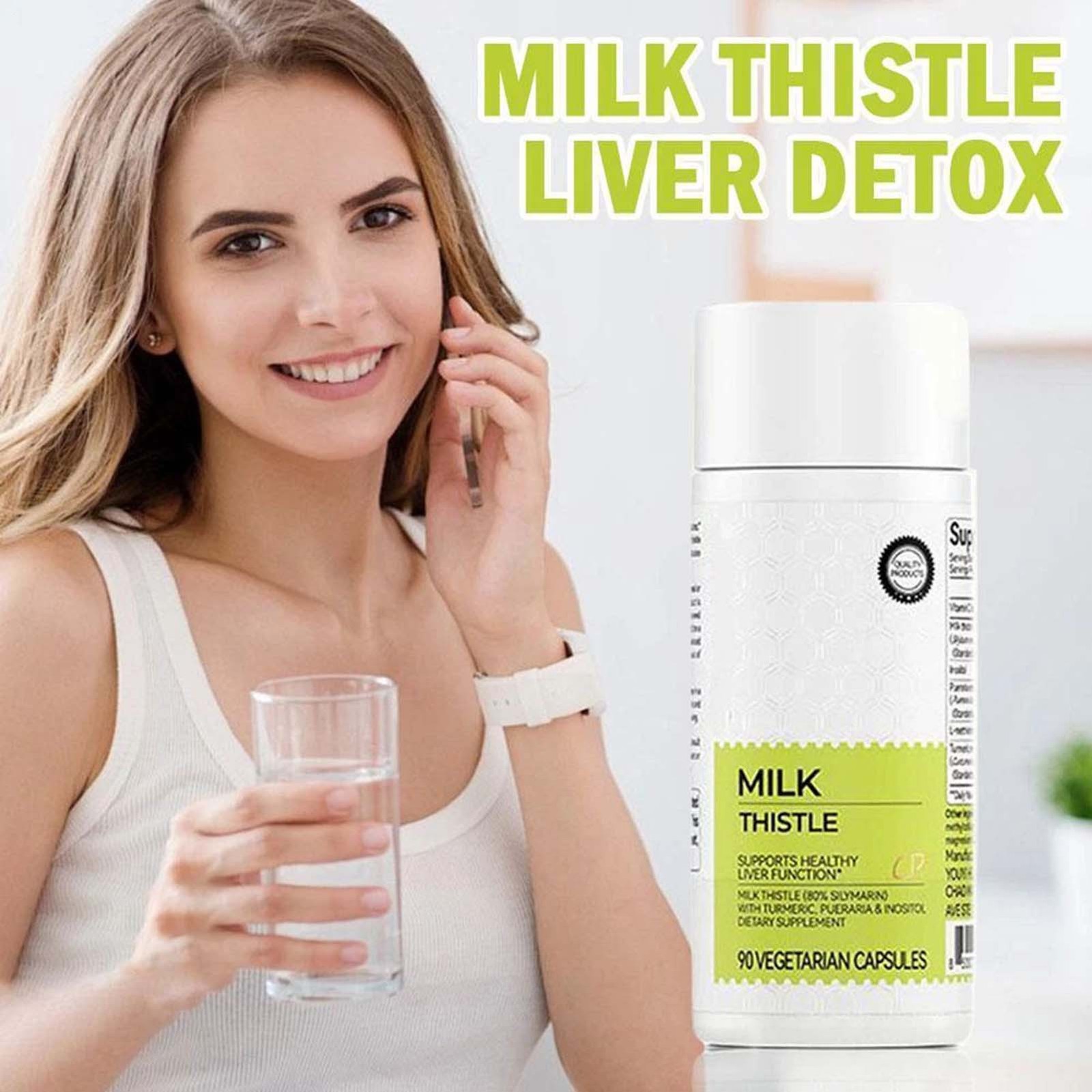 Milk Thistle 300mg 90 Capsules – Supports Healthy Liver Function