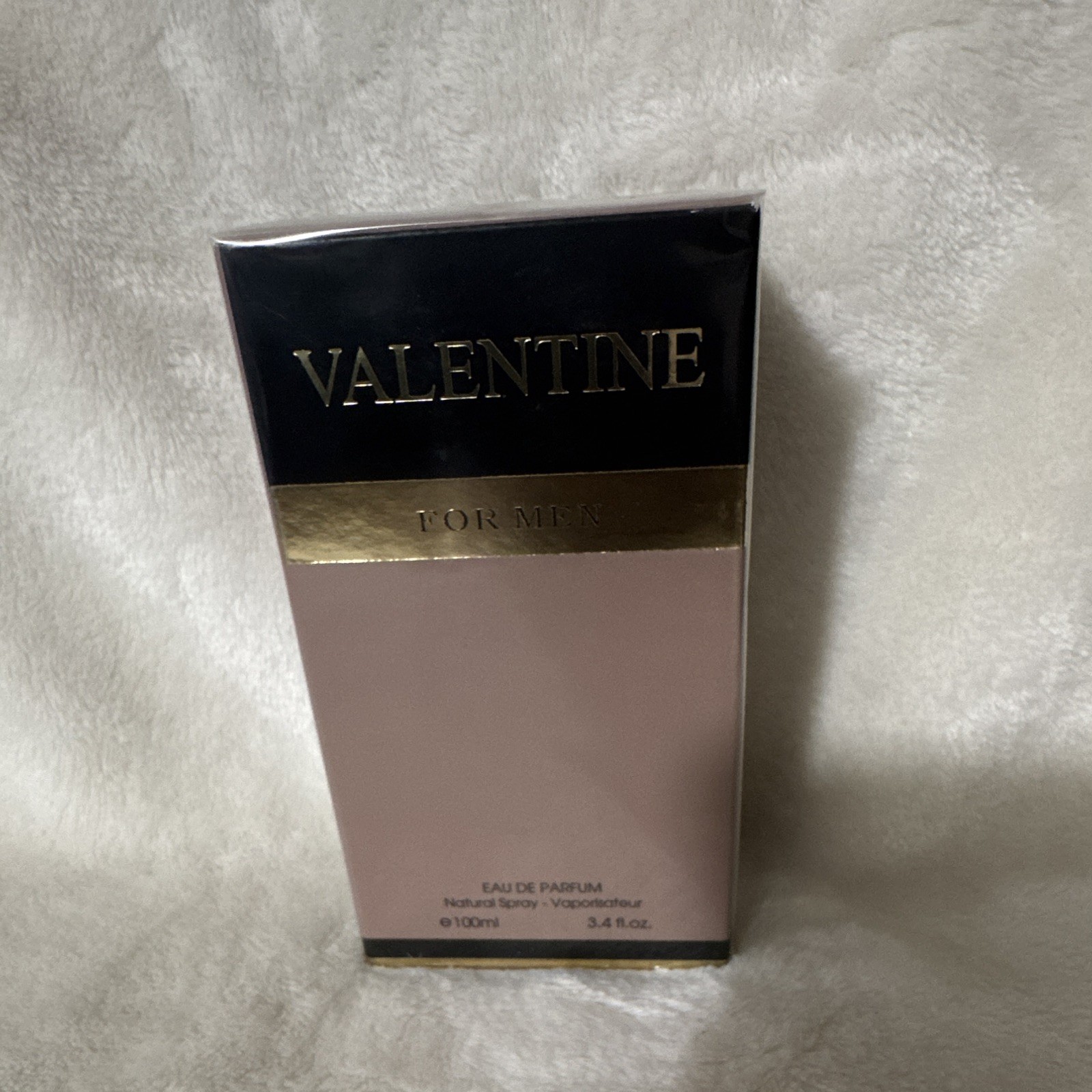 Valentine For Men Eau de Parfum Spray, Regular Size 3.4 fl oz