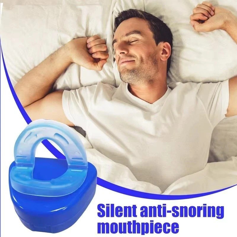 Anti Snoring Mouthpiece Snore Stopper Sleep Aid Mouth Guard Night Apnea Relief