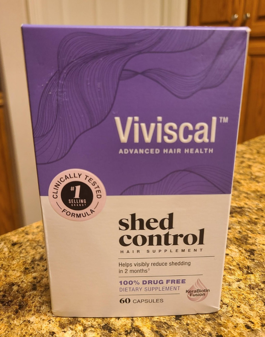 Viviscal Shed Control Hair Supplement 60 Capsules – New/Sealed – Exp 01/2027