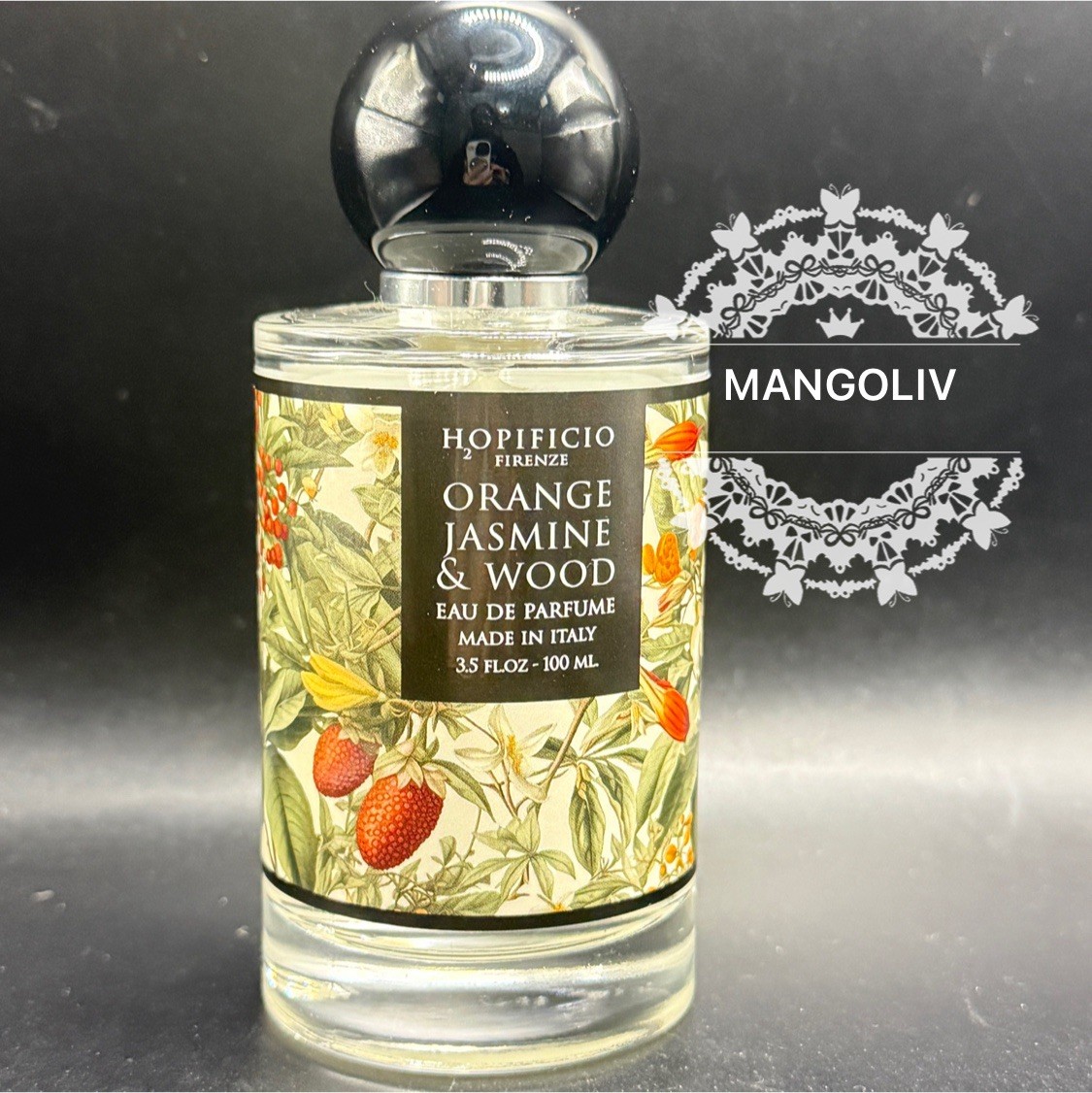 Orange Jasmine & Wood By Hopificio Firenze 100ml/3.4oz ~Rich Floral Fruity Woody
