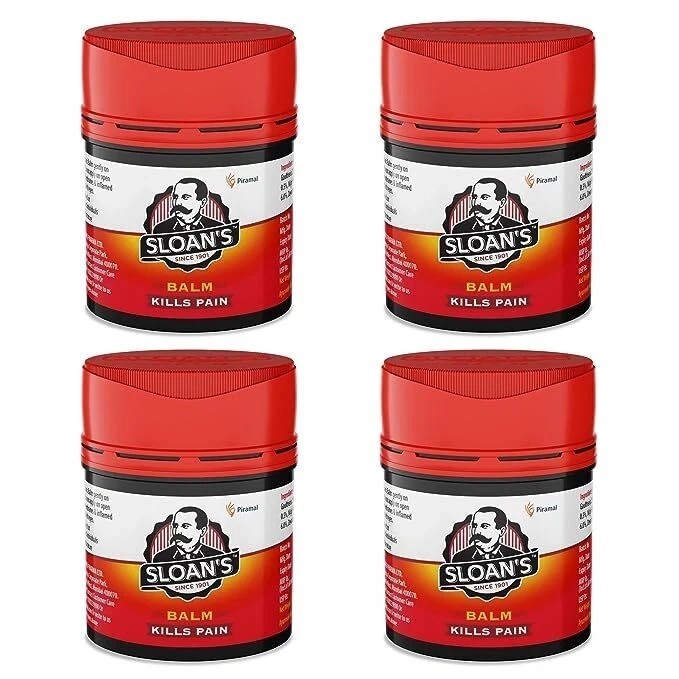 4x Sloan’s Balm | Kills Severe Pain | 20gm Power of Ayurveda with 5 Herbal Oils