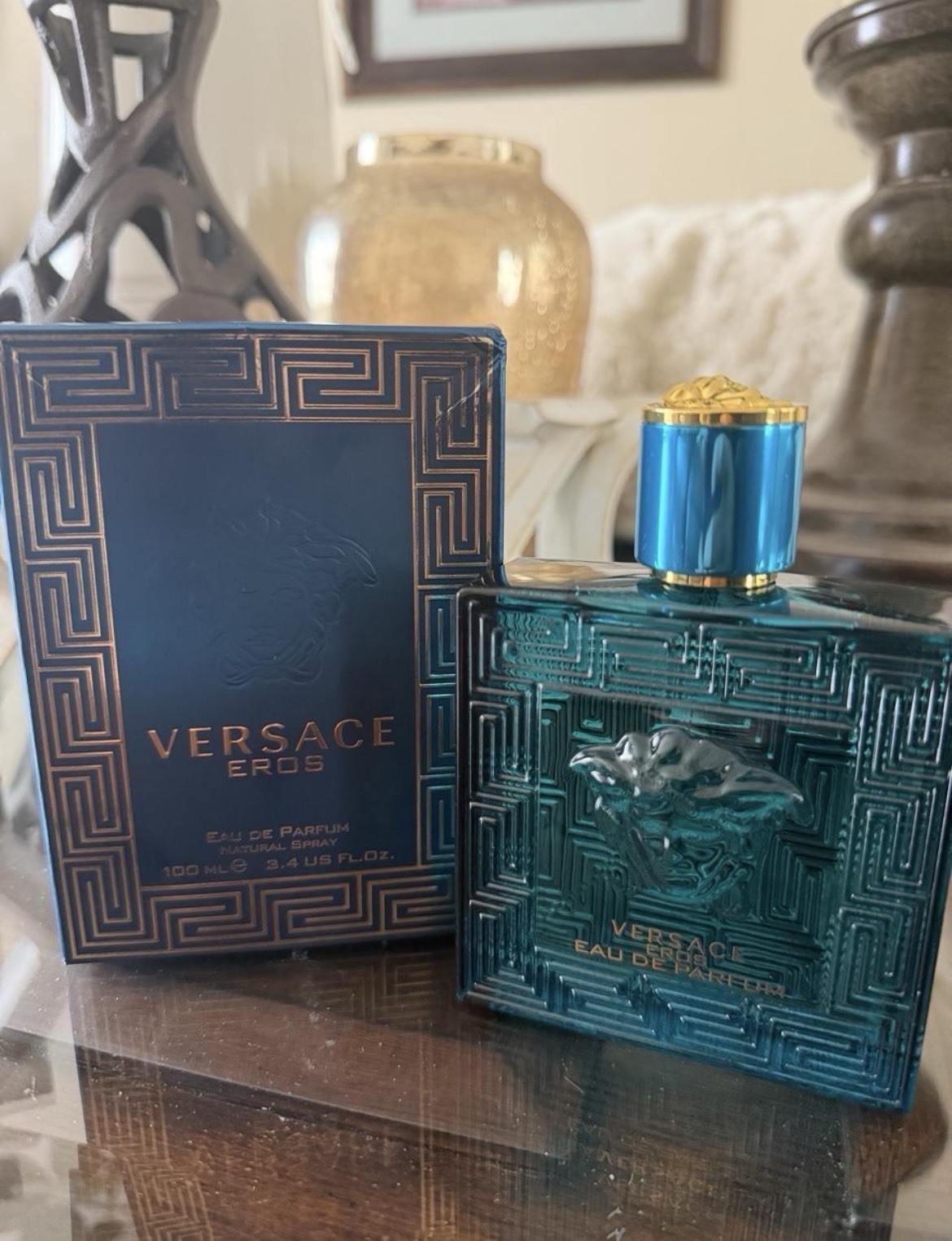 Versace Eros Men’s Eau de Parfum Natural Spray 3.4 fl oz Regular Size