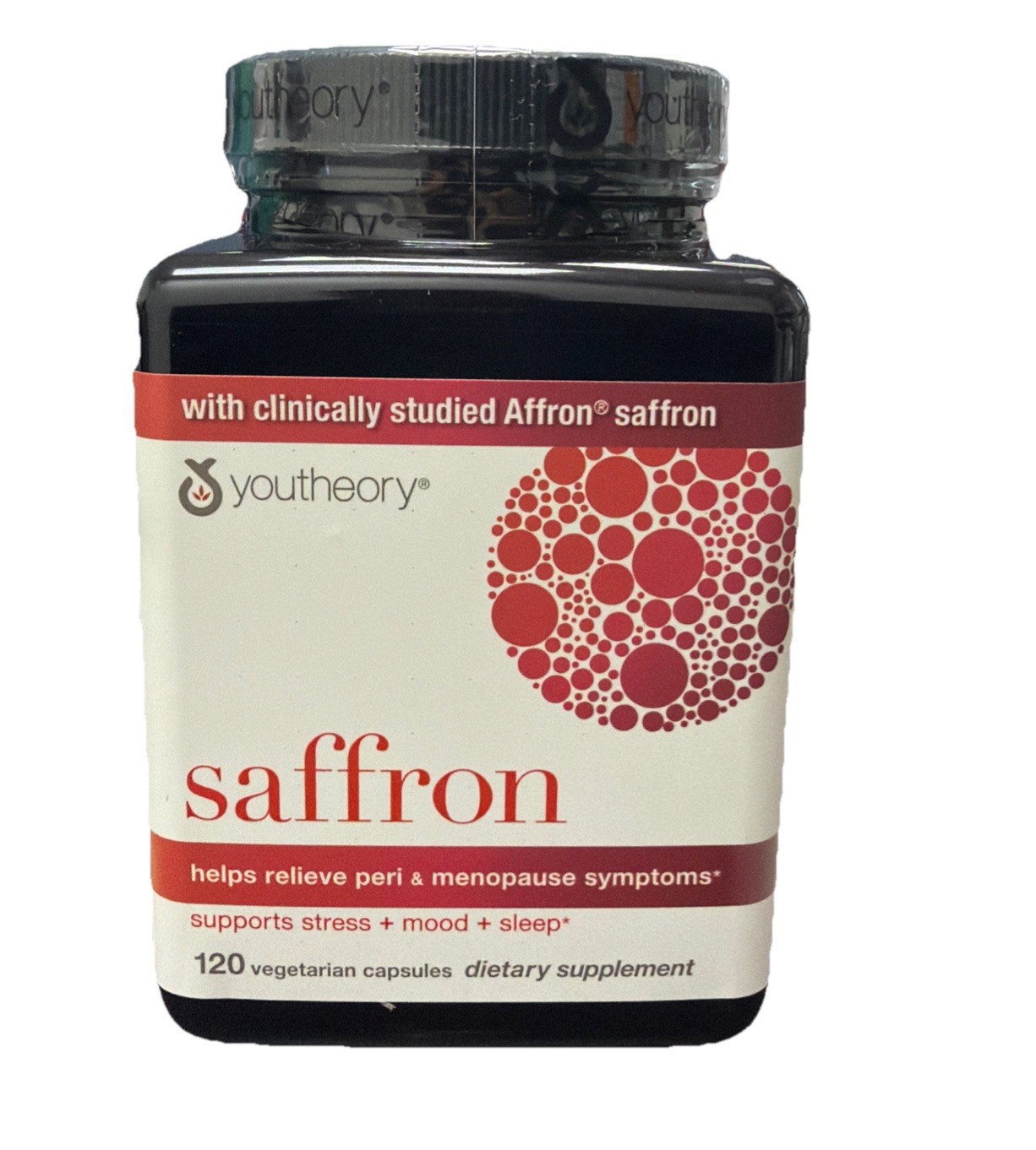 Youtheory Saffron Capsules 120 Count EXP 09/2028