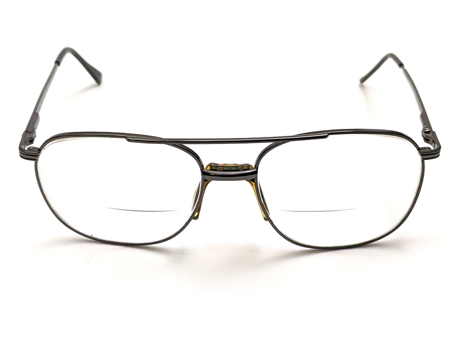 Unknown TR167 A.S. Kyle Gun Pilot Full Rim Eyeglasses Frames: Gunmetal 46-19-140