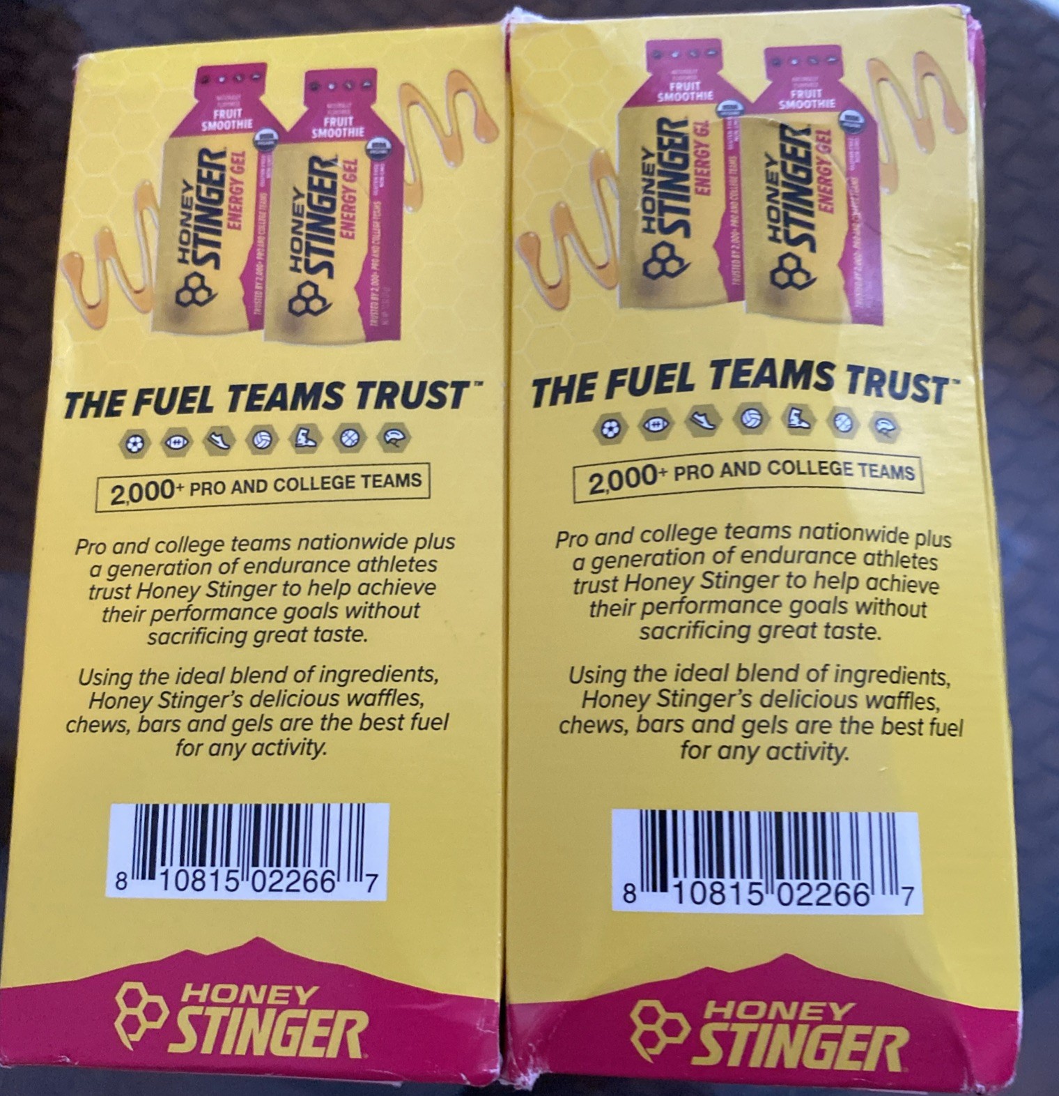 Honey Stinger Energy Gel Fruit Smoothie 24 Total BB 1/2027