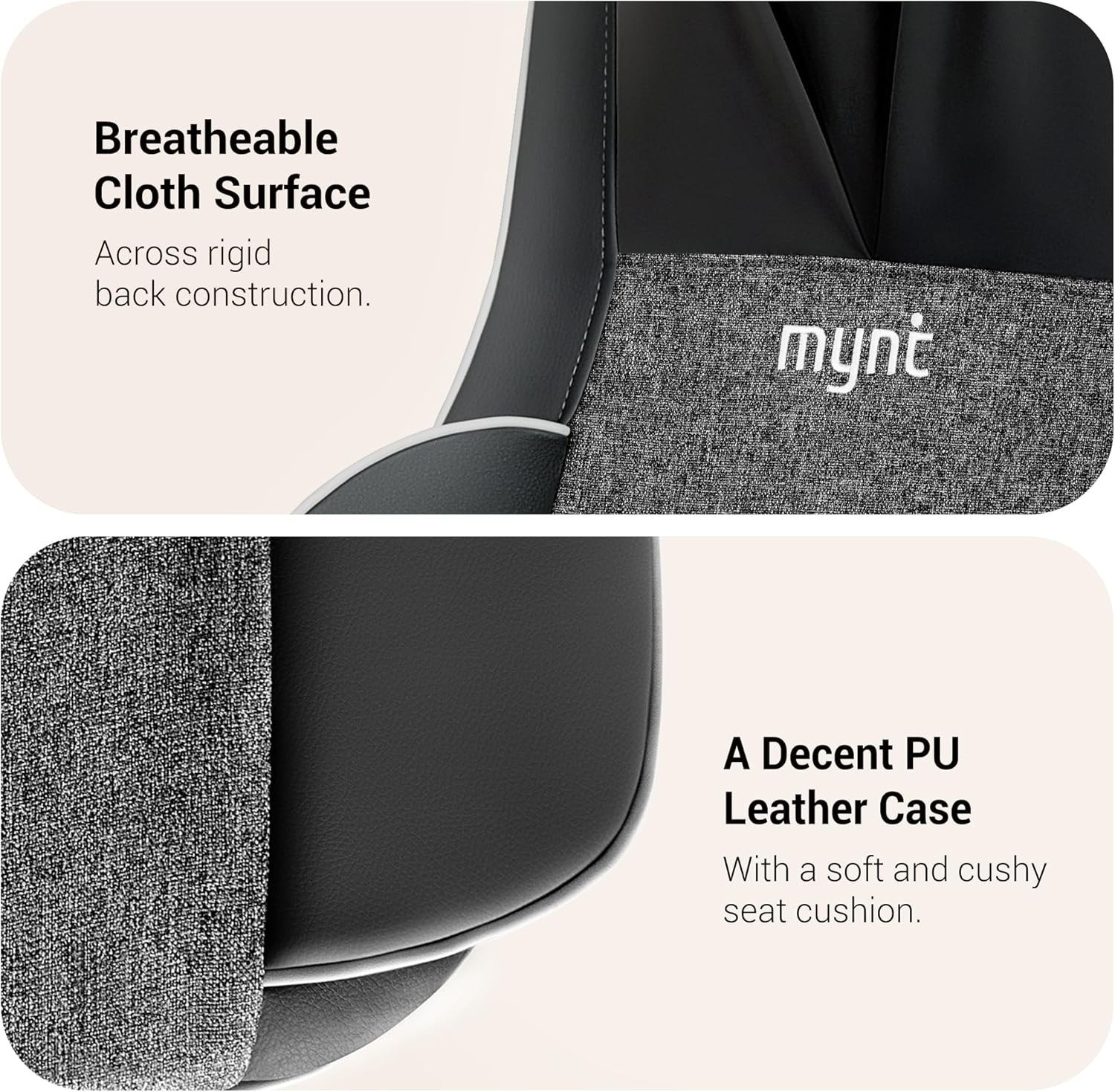 Mynt FSA Eligible HSA Approved Shiatsu Neck and Back Massager for Chair with 10