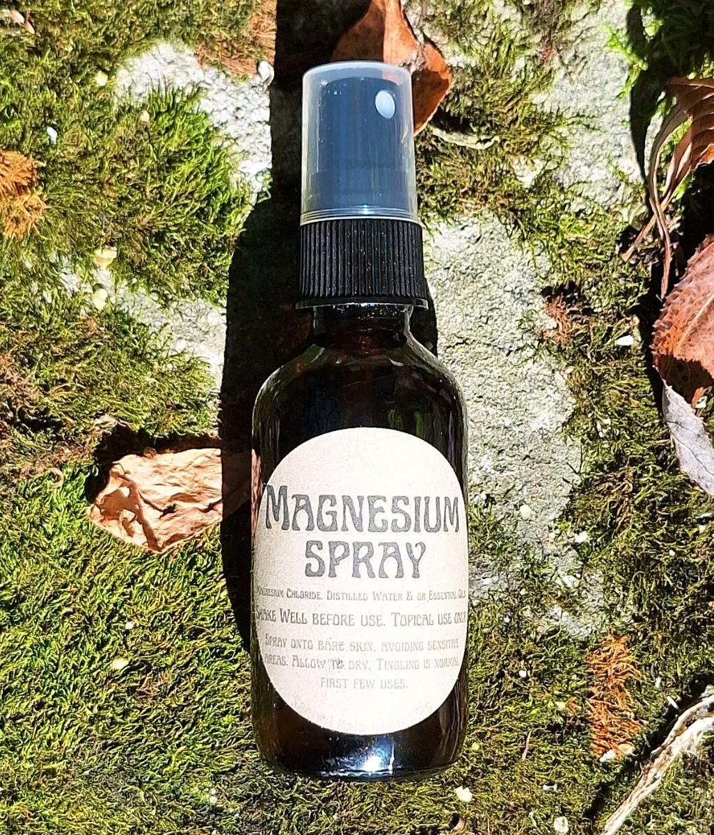 Magnesium Oil Spray, Transdermal Topical Magnesium, Relax/Replenish/Relieve