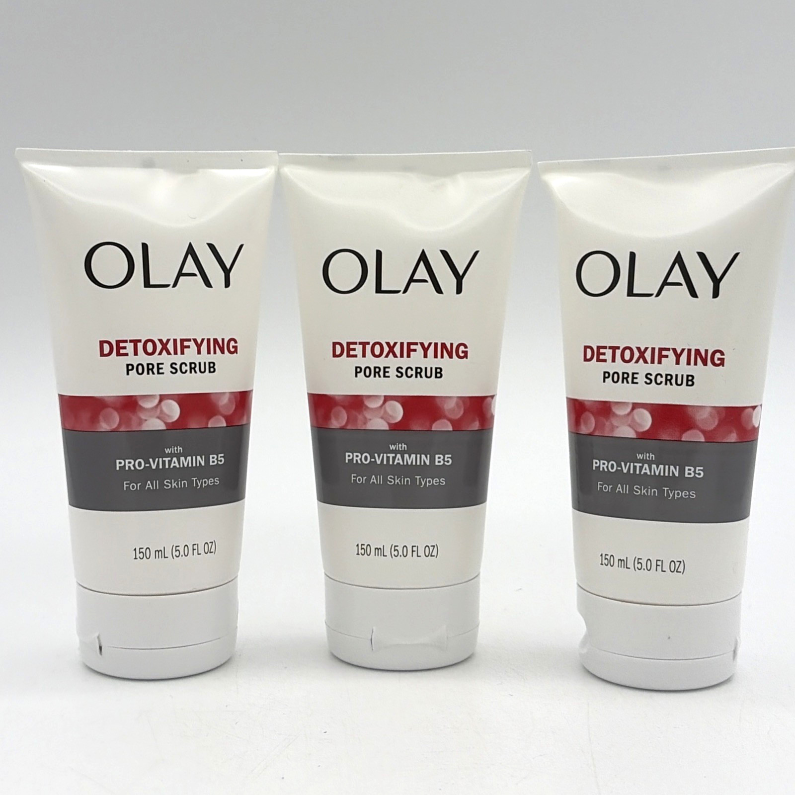 Olay Regenerist Detoxifying Pore Scrub 5 oz Lot of 3 Face Cleanser