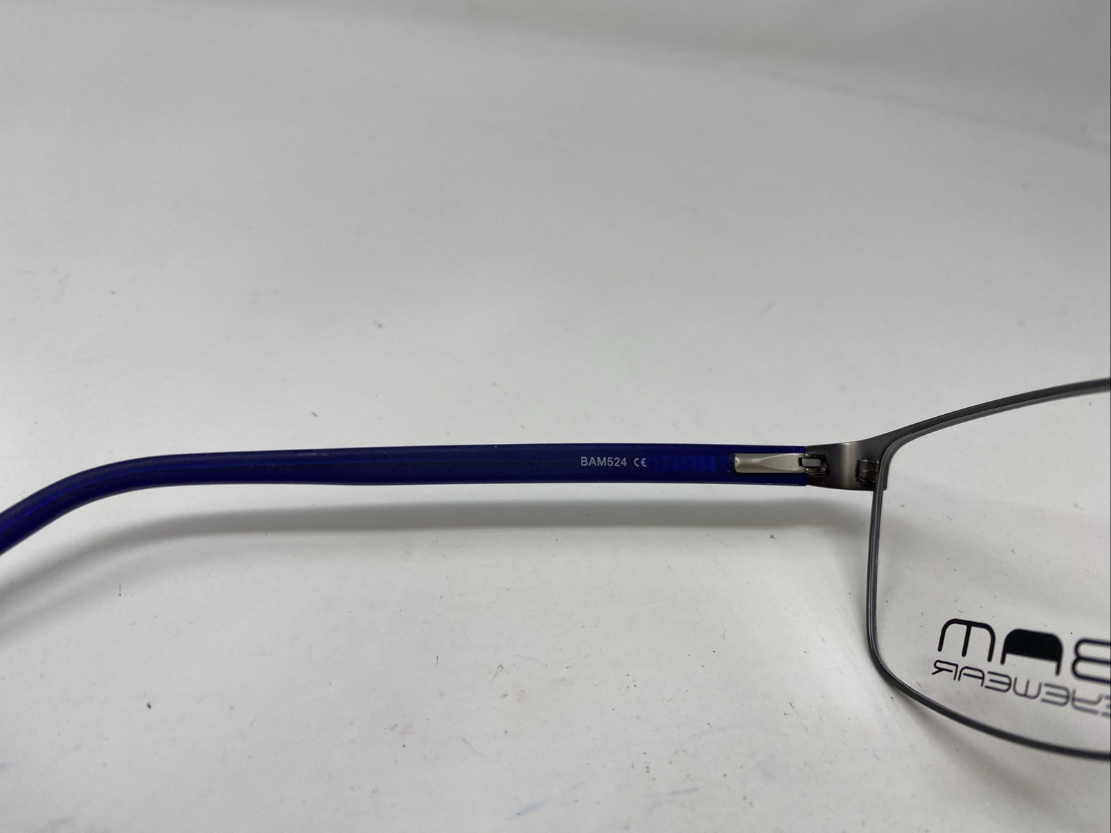 BAM Eyewear BAM 524 GUNMETAL 60-20-150 Metal Full Rim Eyeglasses Frame 115H