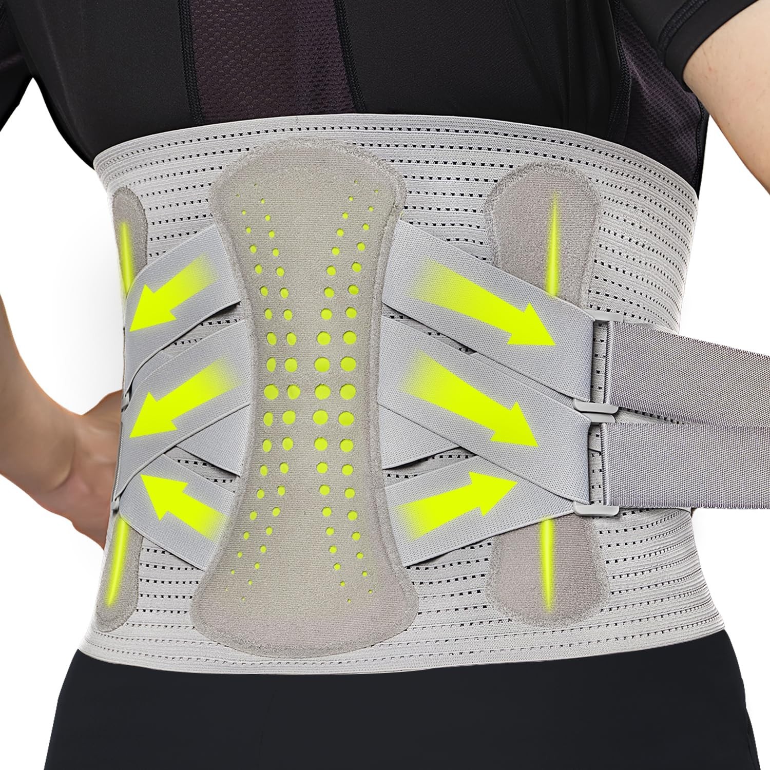 Lower Back Pain Relief Brace – 360° Support Belt for Herniated Disc & Sciatica,