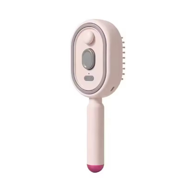 Electric Spray Air Cushion Massage Comb, Rechargeable Mist Hair Brush Easy-Clean