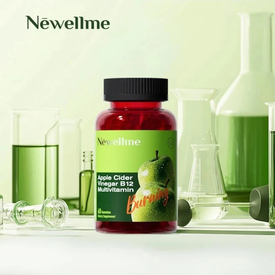 NEWELLME Apple Cider Vinegar Gummy Energy and Gut Health – Supports Digestion