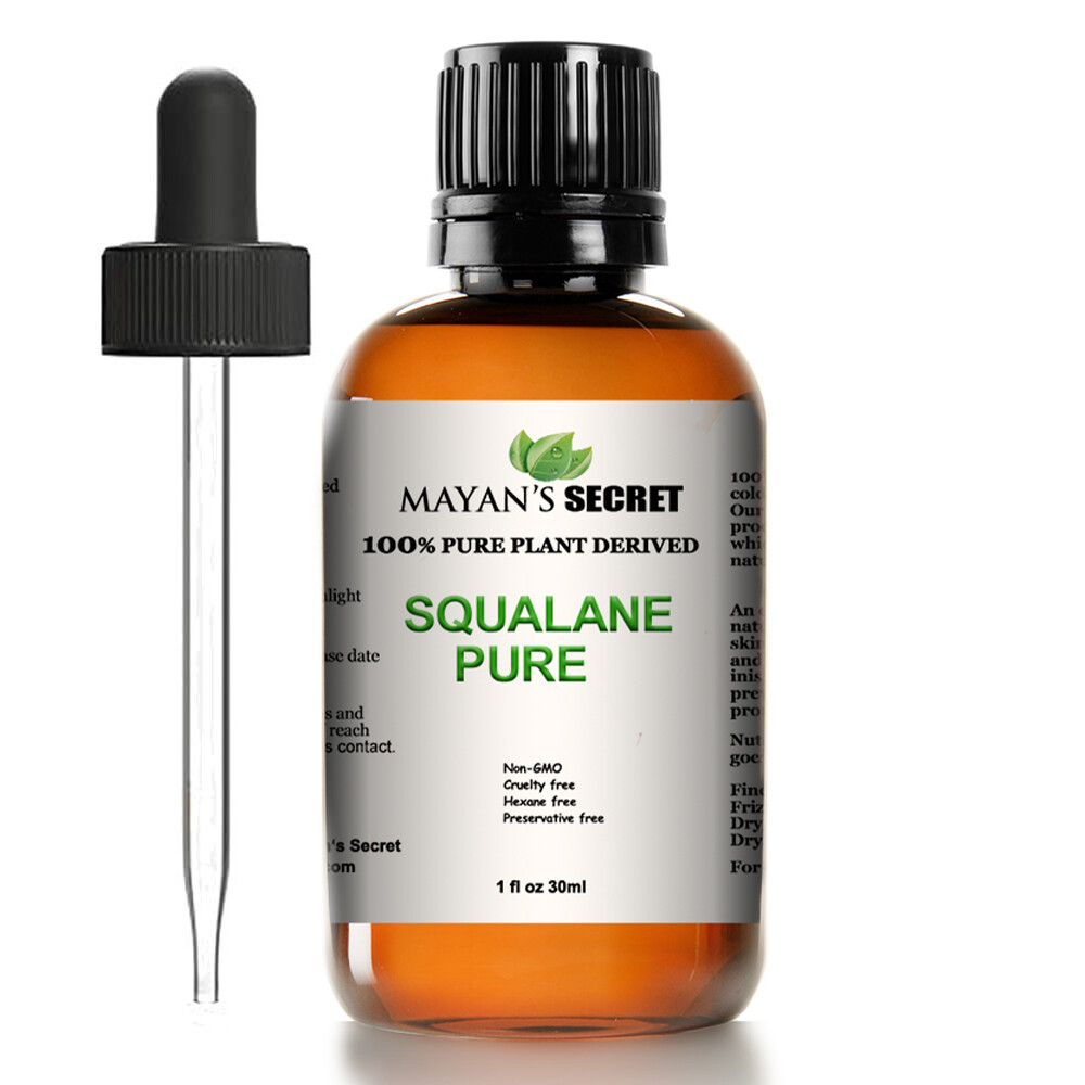 Squalane Oil – 1oz – Imported From Italy – Natural Anti Aging