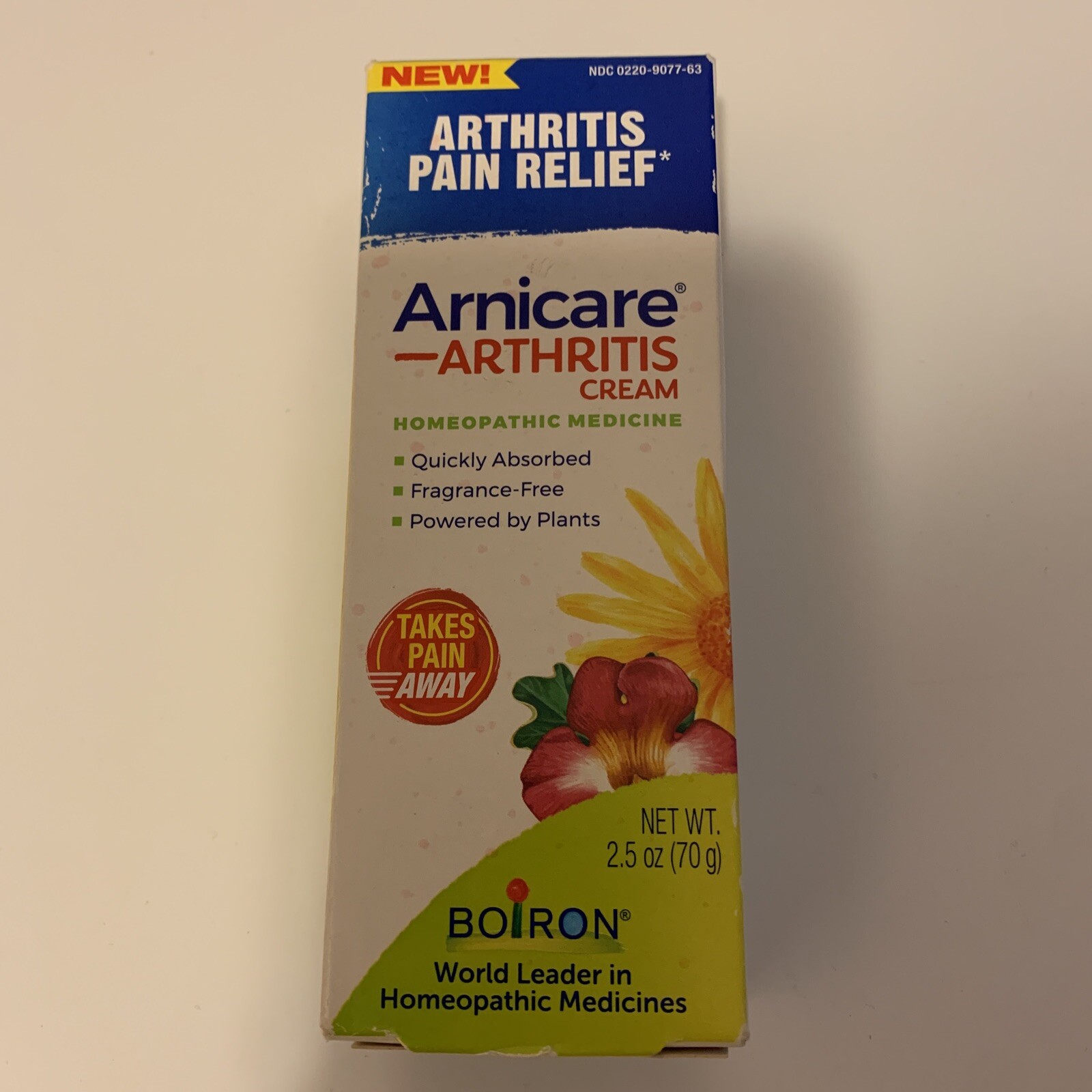 NEW Arthritis Pain Relief Boiron Arnicare Arthritis Cream, 2.5 Ounce Exp 05/2025
