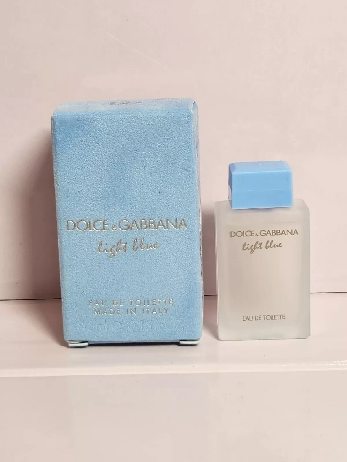 Dolce & Gabbana Light Blue EDT Eau De Toilette MINI Dasher Splash 4.5 ml 0.15oz