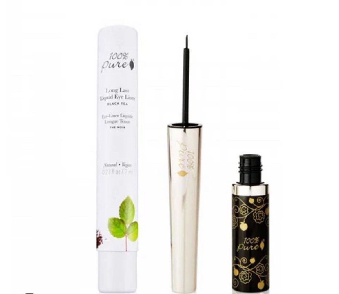 100% Pure Long Lasting Liquid Eye Liner ( Black ) Natural • Vegan ( SEALED )