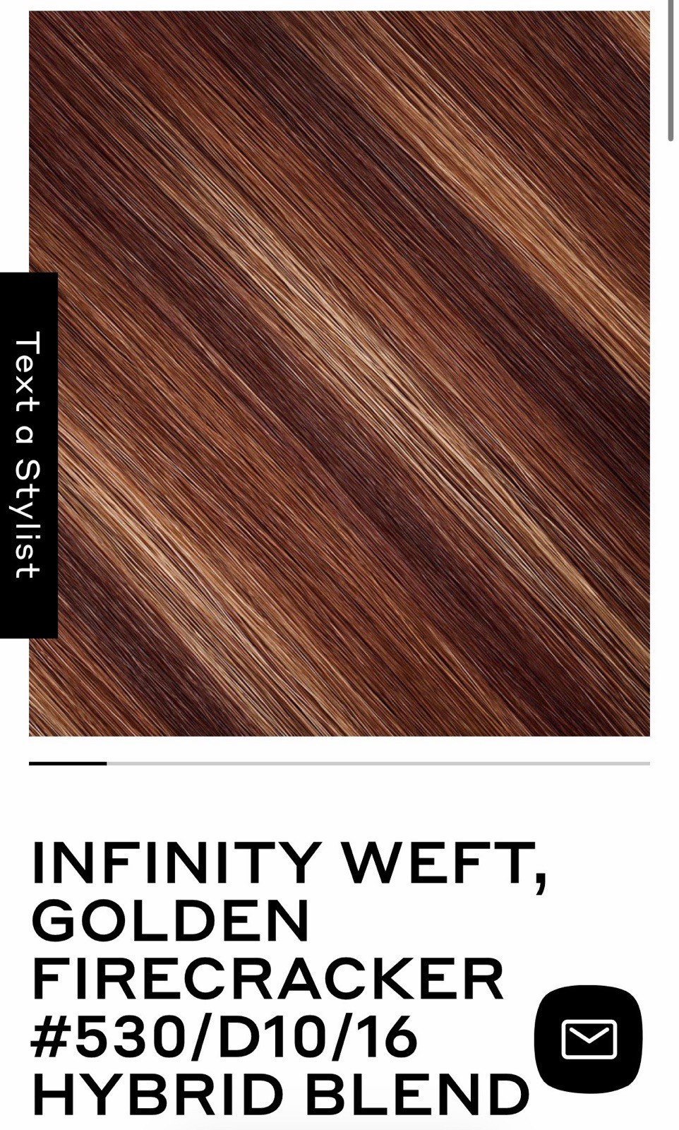 BELLAMI INFINITY WEFT Golden Firecracker #530/D10/16 Hybrid 24in -90g-