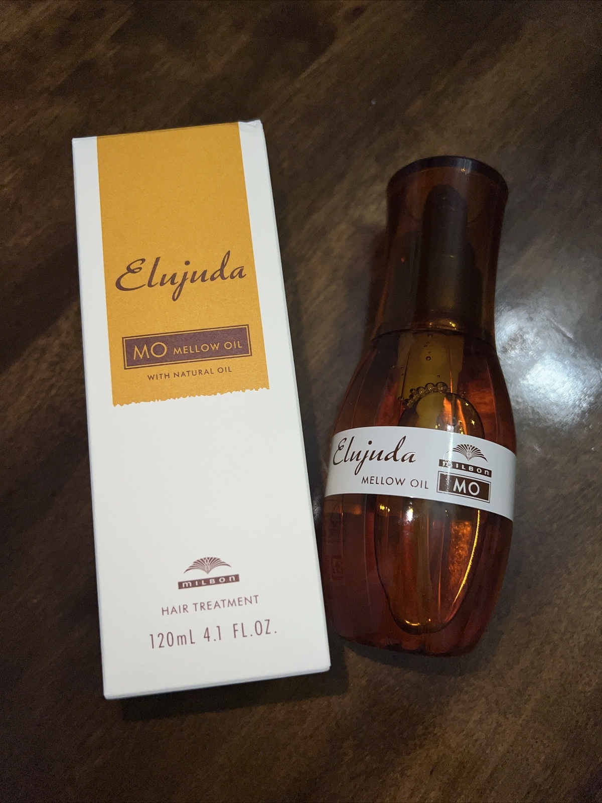 Milbon Elujuda MO Mellow Oil Unisex Hair Care 120mL 4.1 FL. OZ. Free Shipping