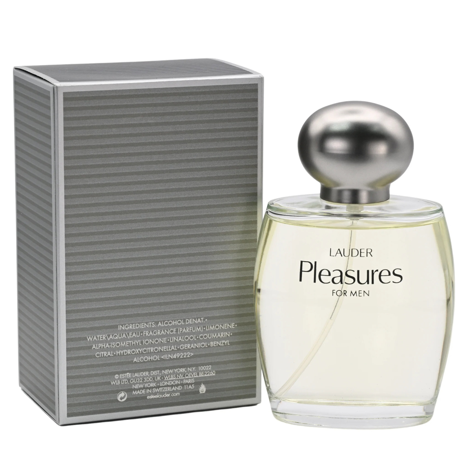 PLEASURES by Estee Lauder 3.3 / 3.4 oz EDC Cologne for Men NEW IN BOX