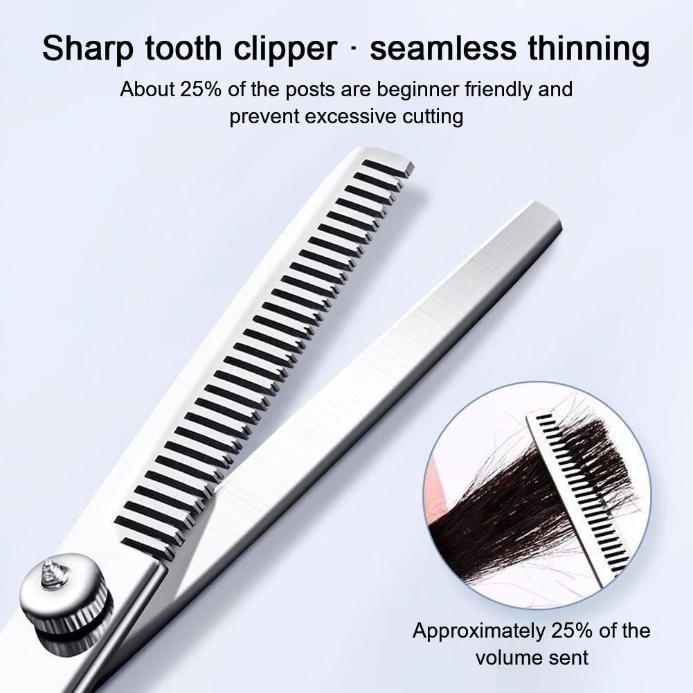 2PCS Pro Hair Cutting Scissors Set – Thinning Shears | Barber Salon & Home Use