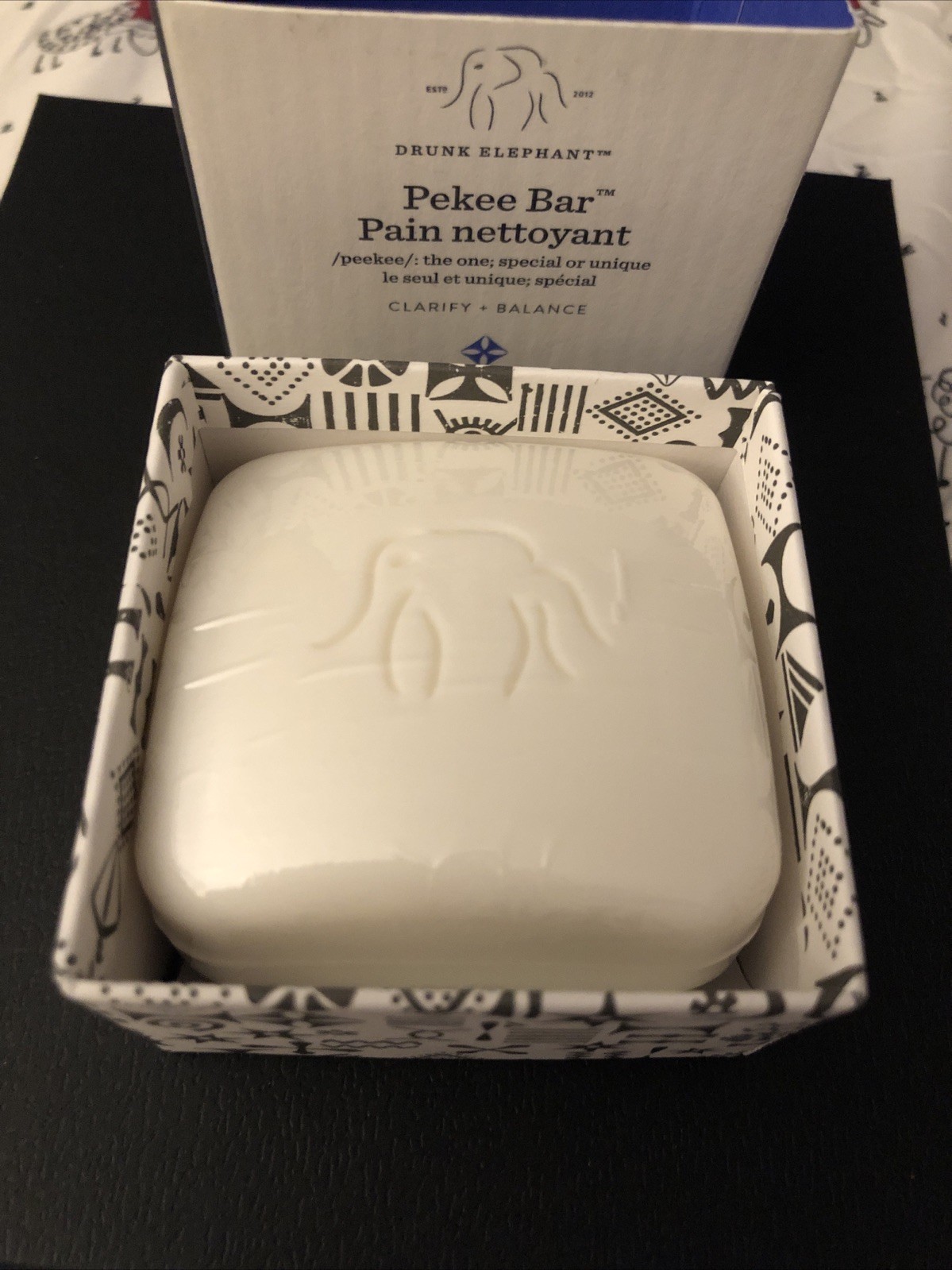 Drunk Elephant Pekee Bar Clarify & Balance Blueberry & Honey Sealed 113g NIB