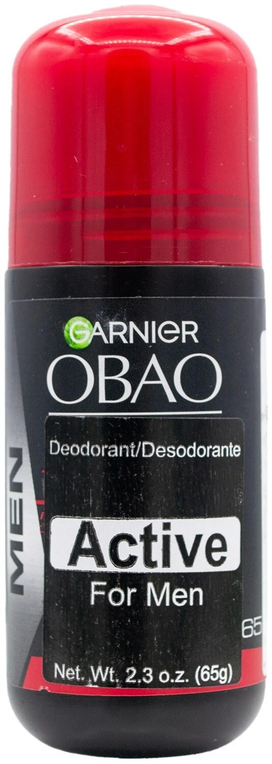 3 OBAO GARNIER DEODORANT FOR MEN ACTIVE PACK OF 3 ANTIPERSPIRANT ROLL ON MEXICO