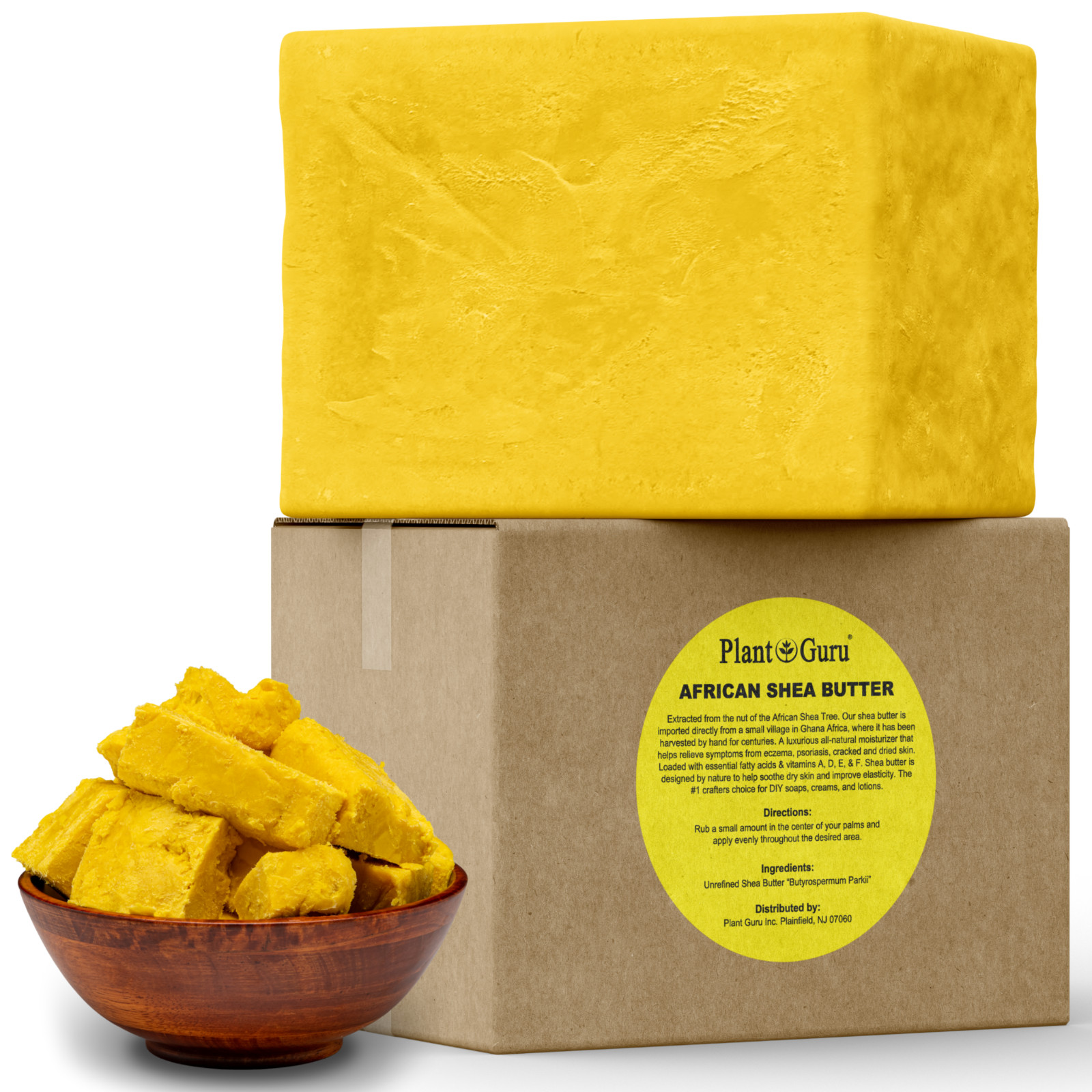 8 oz. Butters 100% Pure Raw Unrefined Natural Organic Bulk Skin Face Body Hair