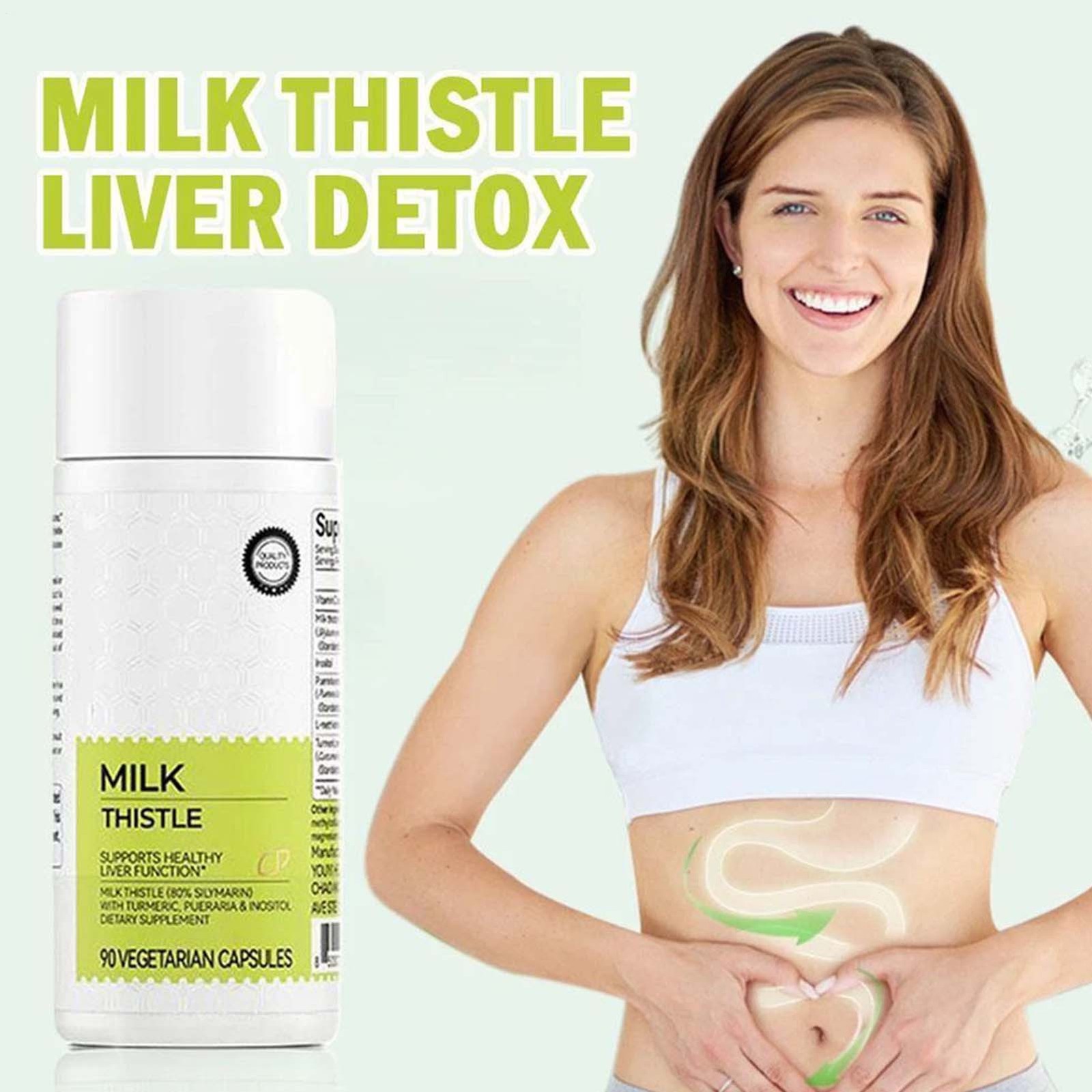 Milk Thistle 300mg 90 Capsules – Supports Healthy Liver Function