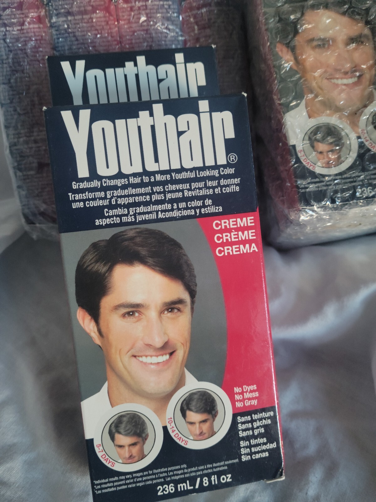 2 “SHIPS WORLDWIDE” Original Formula 8oz CREME YOUTHAIR Youth Hair