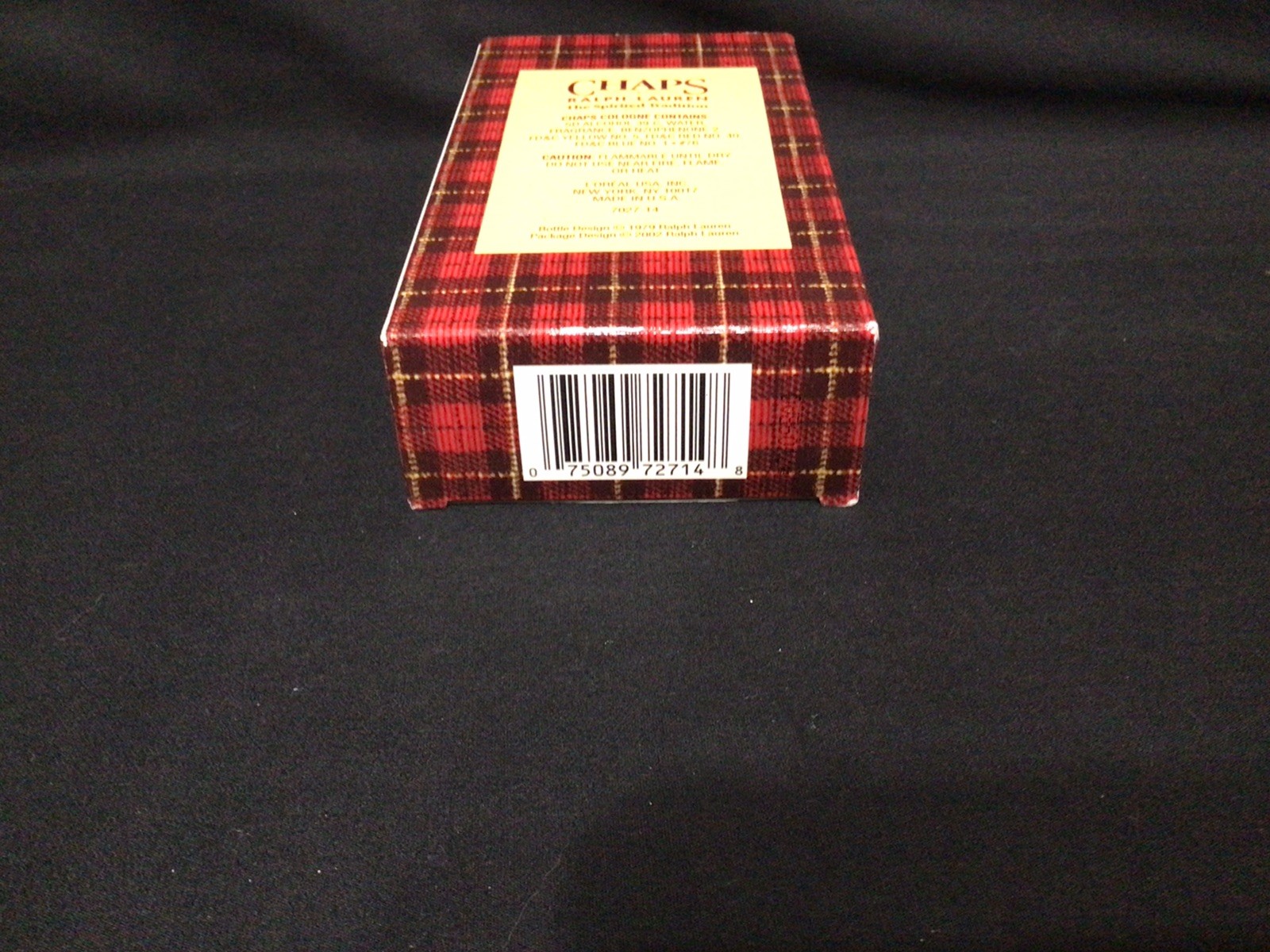 CHAPS Cologne by Ralph Lauren *** 3.4 oz. *** ” SPLASH ” *** NEW in Box ( NIB )