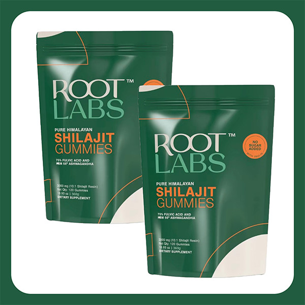 Pure Himalayan Shilajit Gummies KSM 66 Ashwagandha No Sugar 2 Pack 240ct