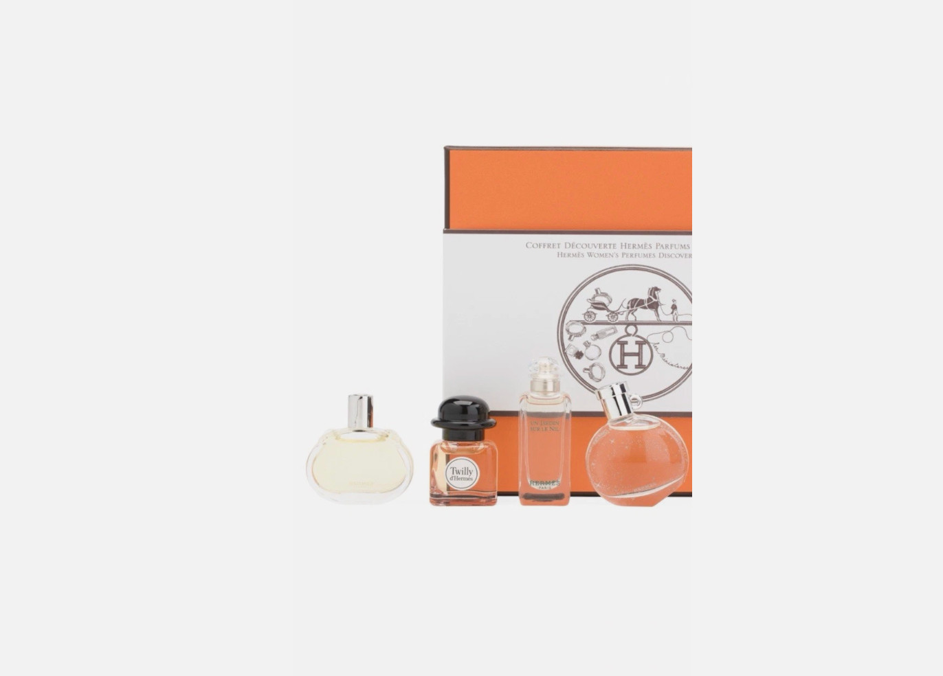 NEW, SEALE Hermes Women’s Miniature Coffret Perfume Discovery Set 4 Piece 7.5ML