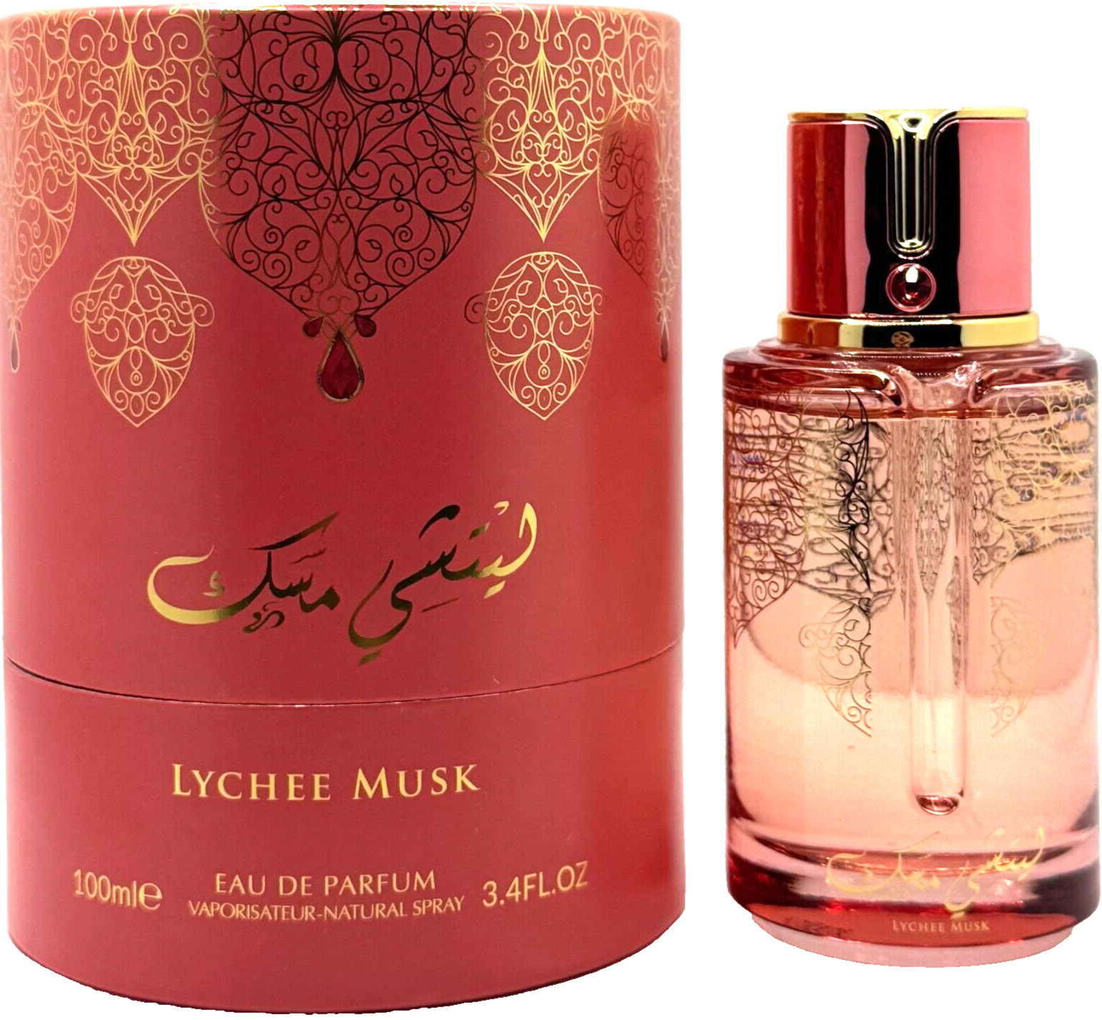 ARABIYAT PRESTIGE LYCHEE MUSK EAU DE PARFUM SPRAY UNISEX 3.4 Oz / 100 ml NEW!!!