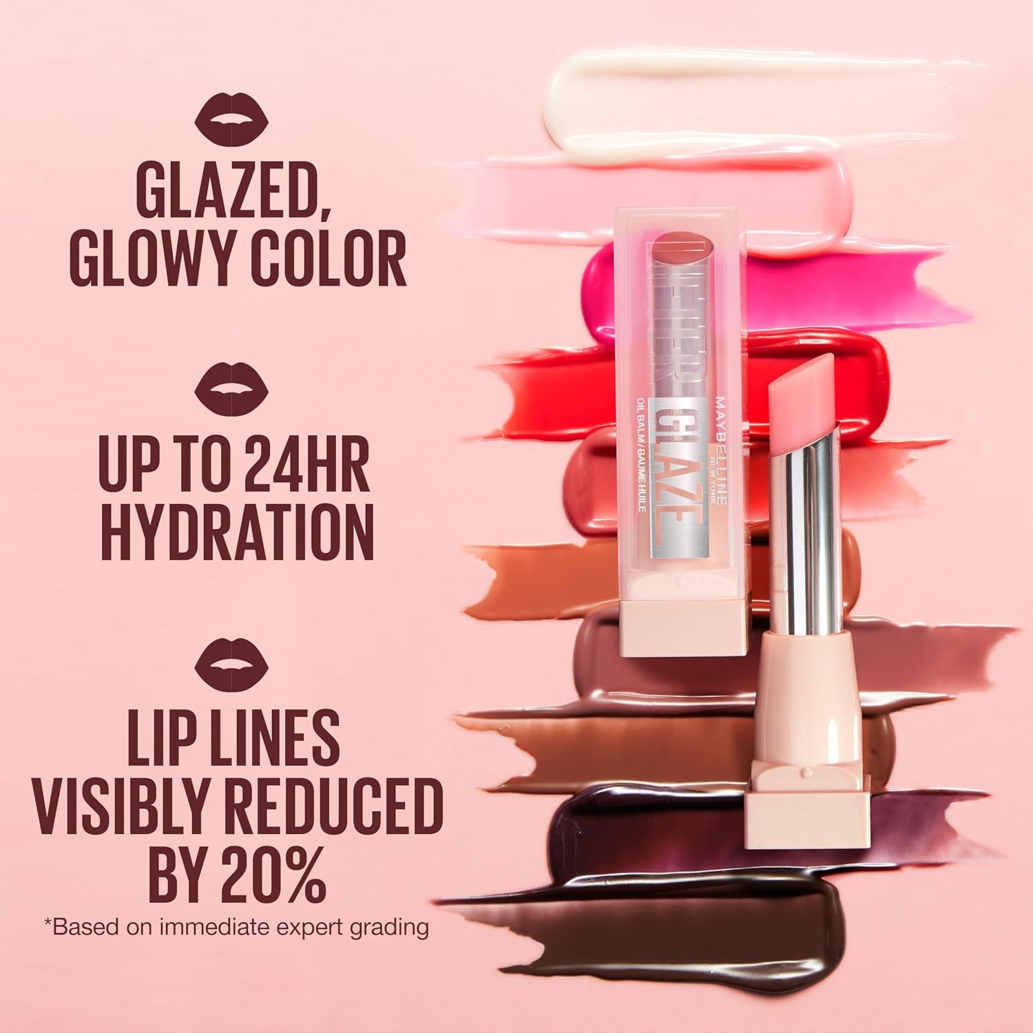 Maybelline Lifter Glaze Oil Balm Berry Haze Sheer Cool Mauve