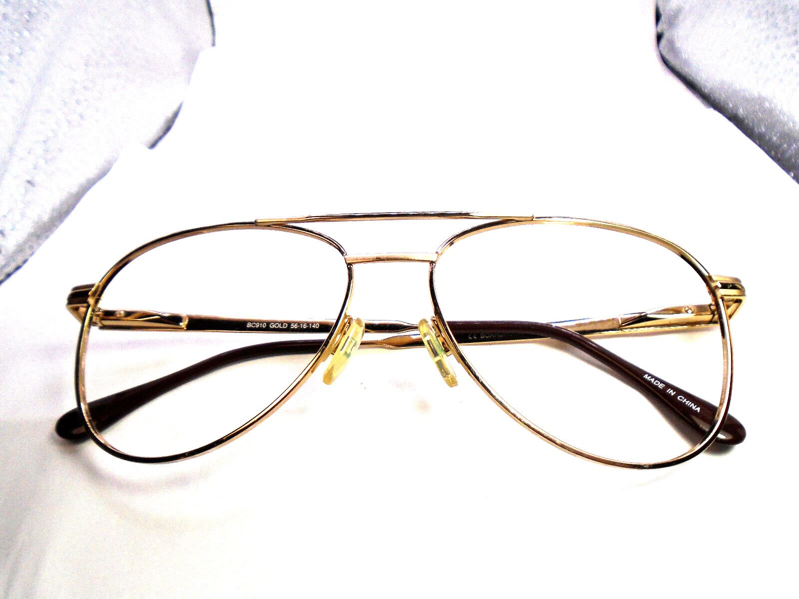 Boardroom Classics BC 910 Gold 56-16-140 Aviator Metal Mens Eyeglasses Frames
