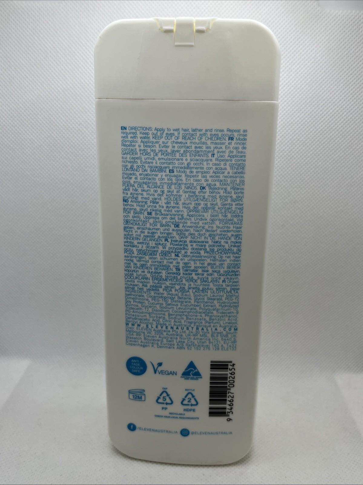 ELEVEN AUSTRALIA Hydrate My Hair Moisture Shampoo 10.1 oz