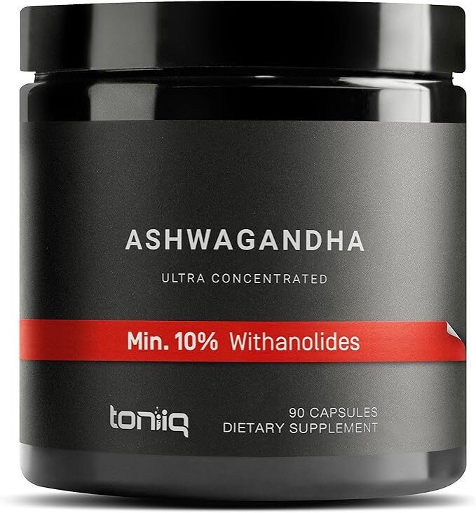 Toniiq Ashwagandha 19500mg Non GMO 90Caps Min 10% Withanolides