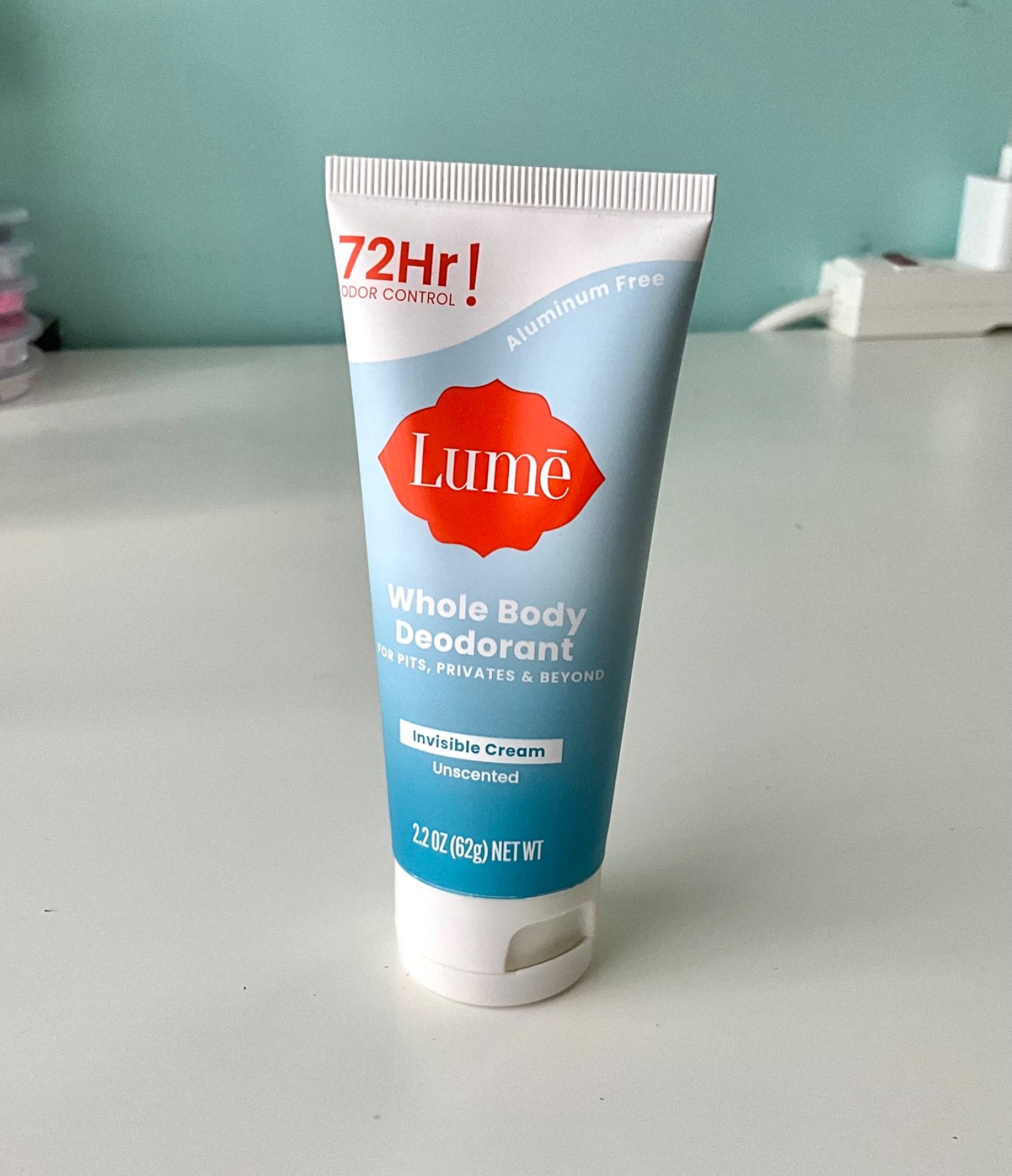 lume whole body deodorant invisible cream, unscented