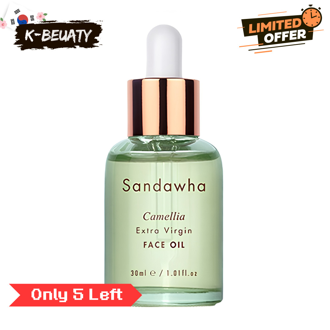 Sandawha Extra Virgin Camellia Face Oil (30ml) – Premium Botanical Vegan Kbeauty