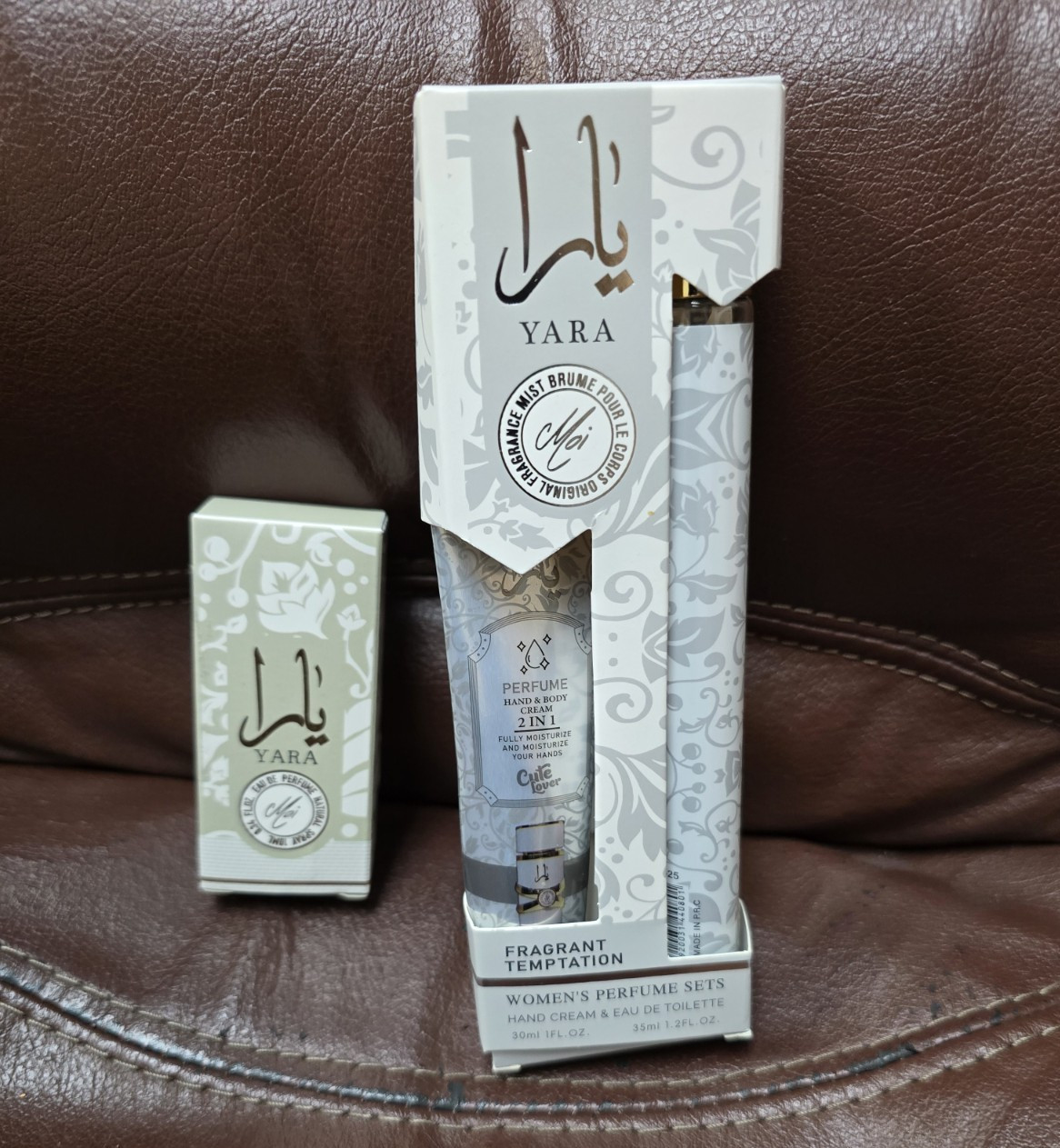 Yara Fragrant Temptation Gift Set Spray Perfume Regular Size 30ml 35ml