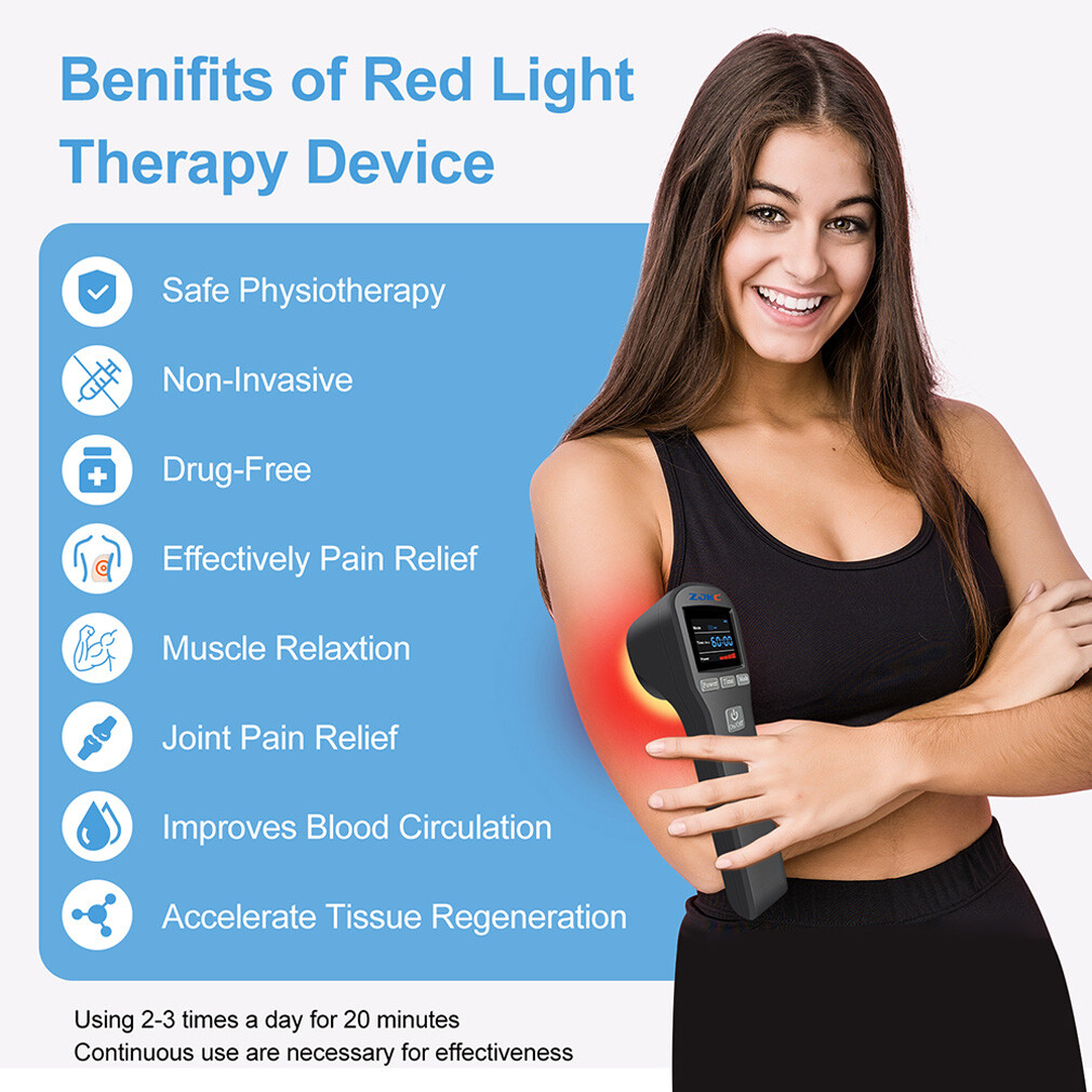 880mW Class 4/3b Cold Level Laser Therapy Infrared Light Treatment Pain Relief