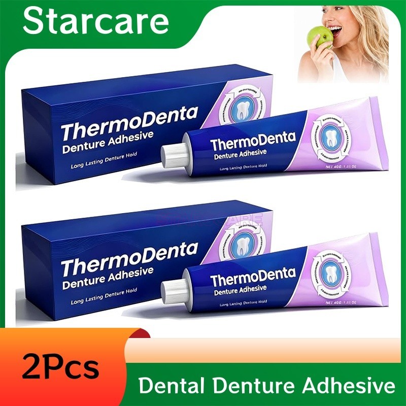 Denture Adhesive Dental Thermoplastic Hold Loose False Teeth Long Lasting Effect