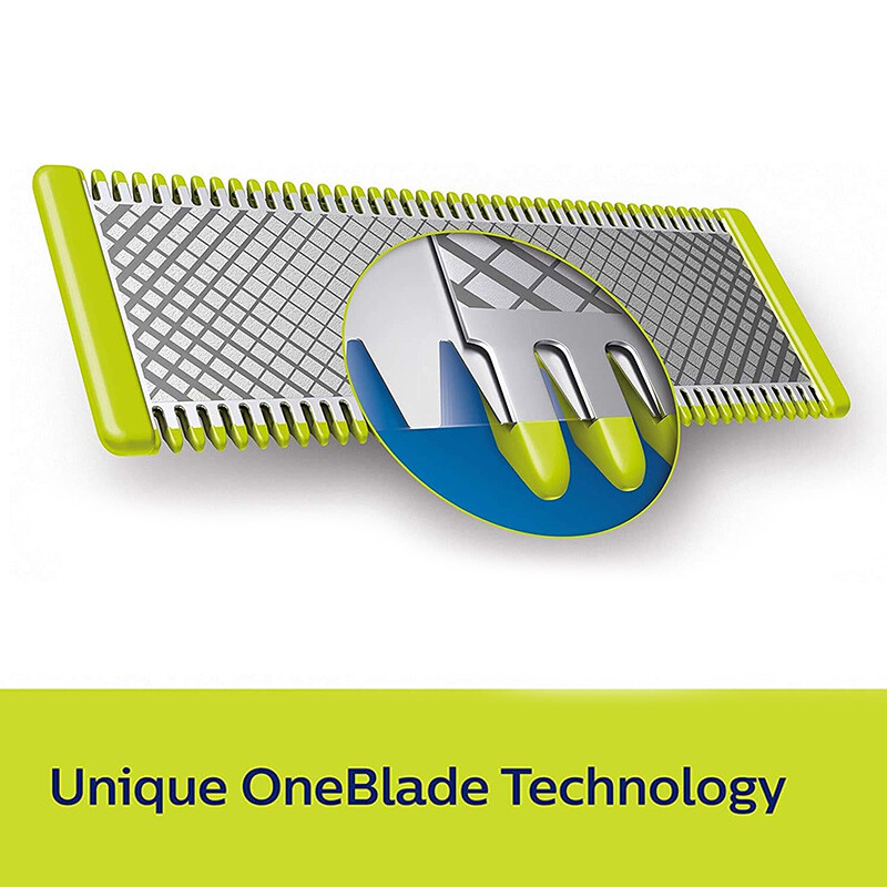 4X Blades Norelco QP210/80 OneBlade Replacement Head for QP2520 /QP6510 /QP6520