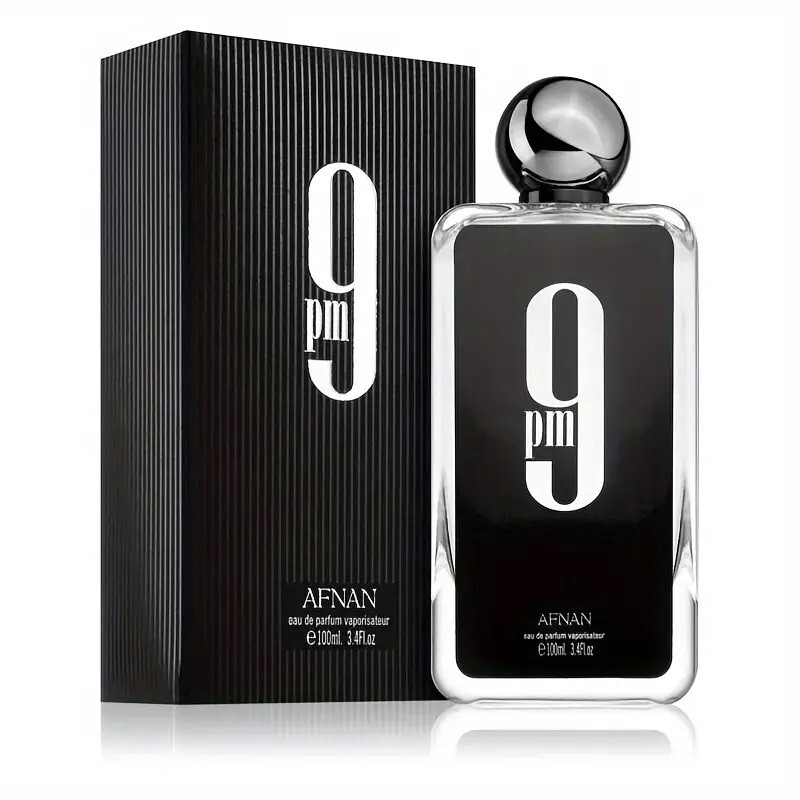 AFNAN 9 PM EAU DE PARFUM SPRAY FOR MEN 3.4 Oz / 100 ml New Sealed